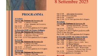 Locandina - Madonna del Soccorso 2025 Locandina - Madonna del Soccorso 2025